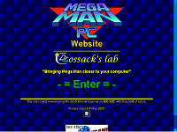 Mega Man PC Website v3.0